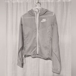 Nike Gray Windbreaker Jacket